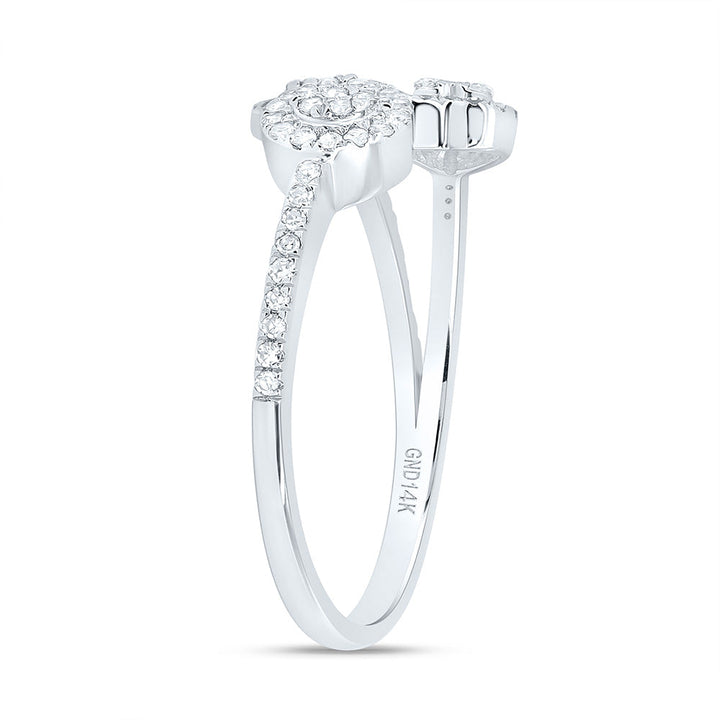 1/3CTW-NAT DIA NK FASHION RING Daisy Joyeria