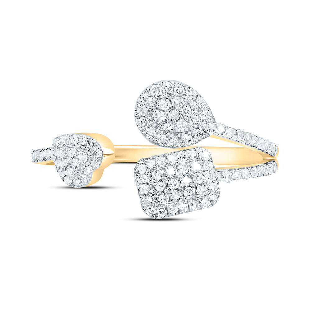 3/8CTW-NAT DIA NK FASHION RING Daisy Joyeria