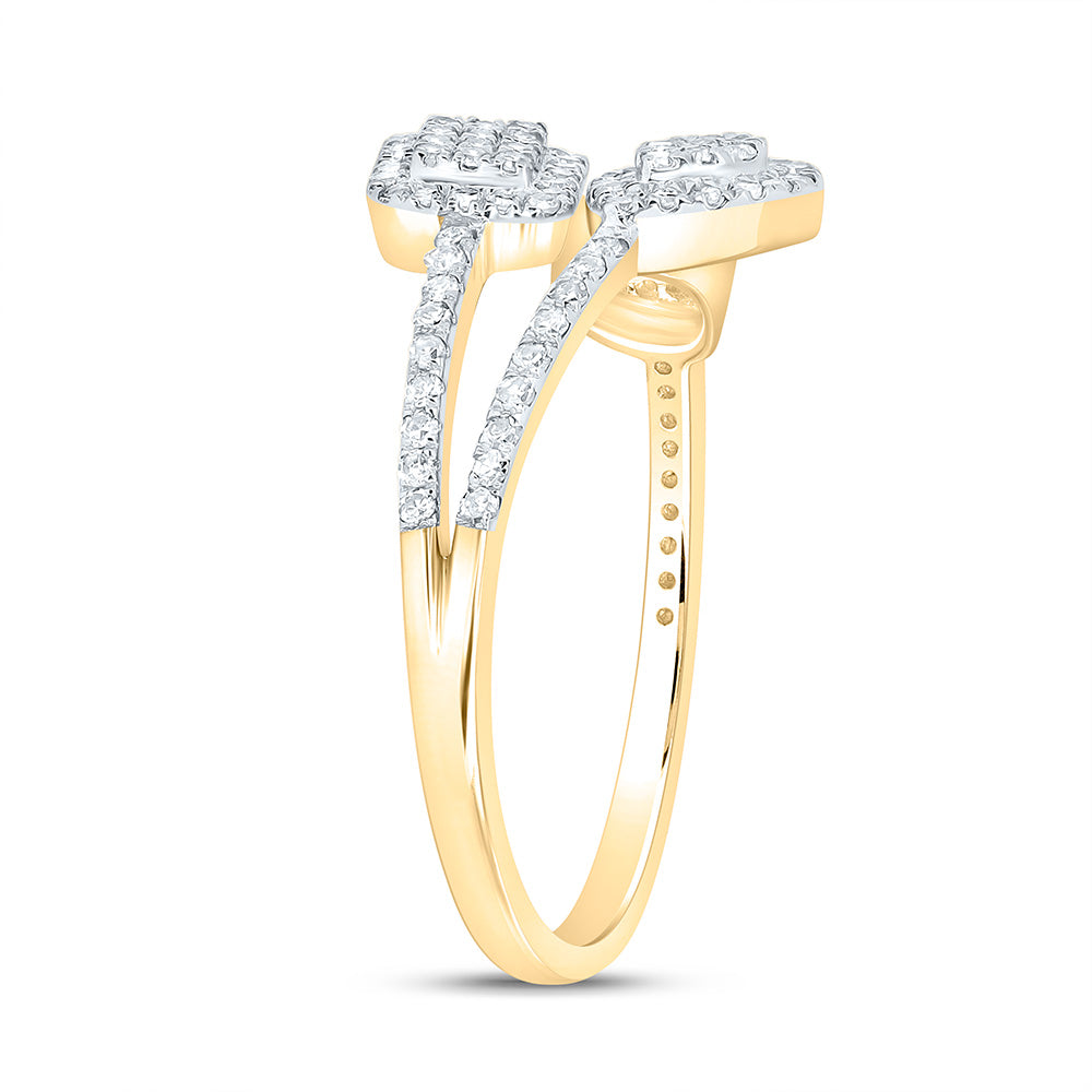 3/8CTW-NAT DIA NK FASHION RING Daisy Joyeria
