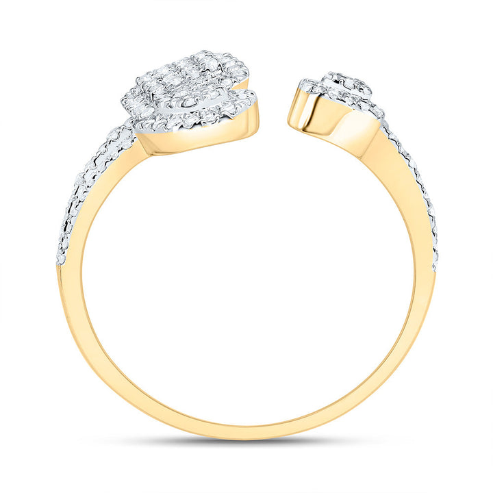 3/8CTW-NAT DIA NK FASHION RING Daisy Joyeria
