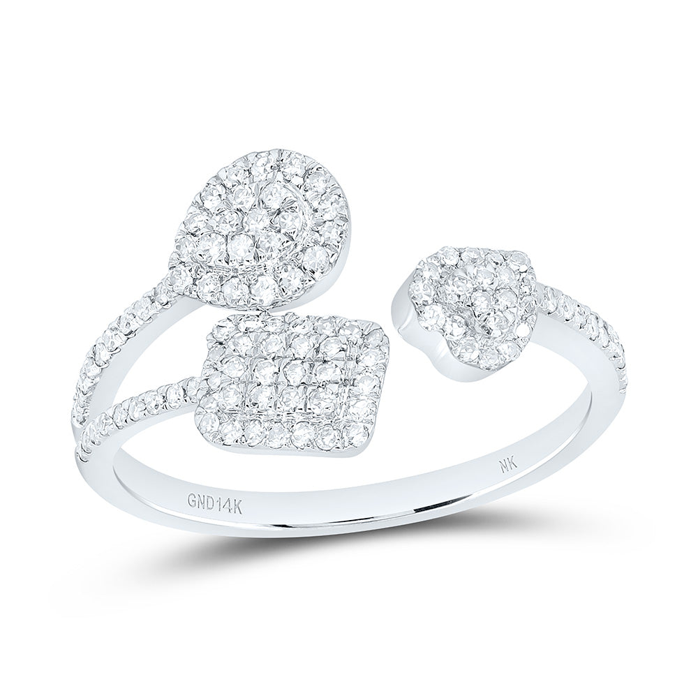 3/8CTW-NAT DIA NK FASHION RING Daisy Joyeria