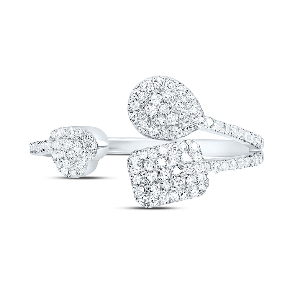 3/8CTW-NAT DIA NK FASHION RING Daisy Joyeria