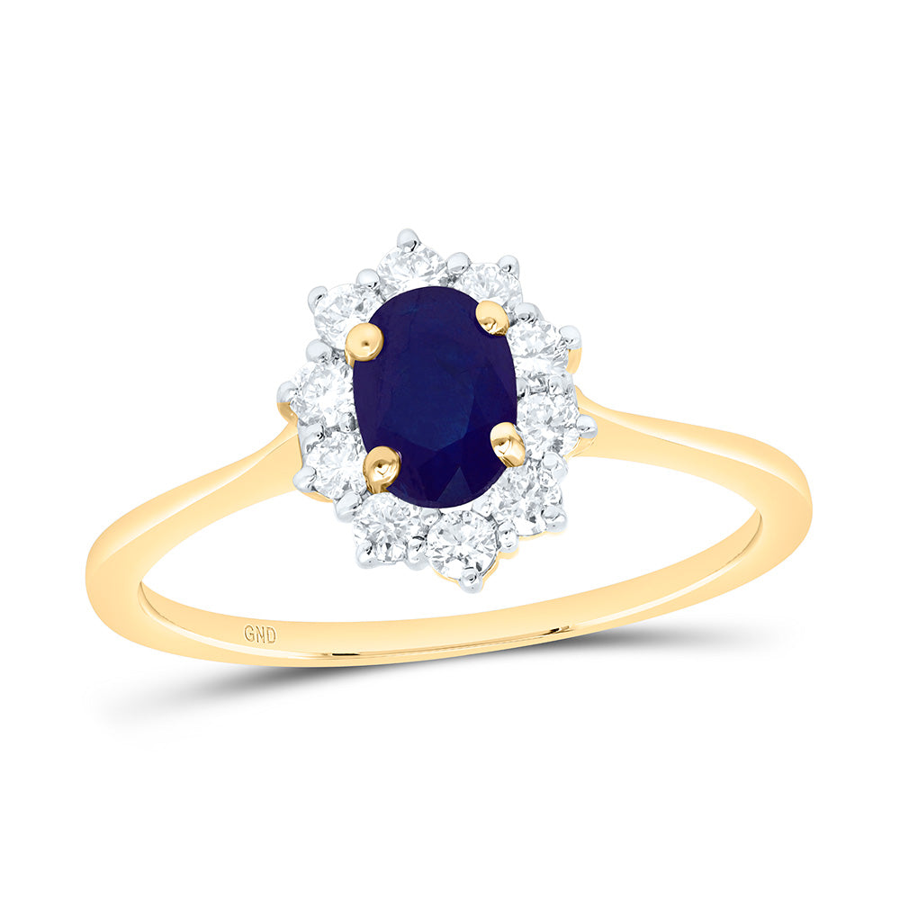 1/4CTW-NAT DIA NK 6X4MM OV-BS NAT GEM RING Daisy Joyeria
