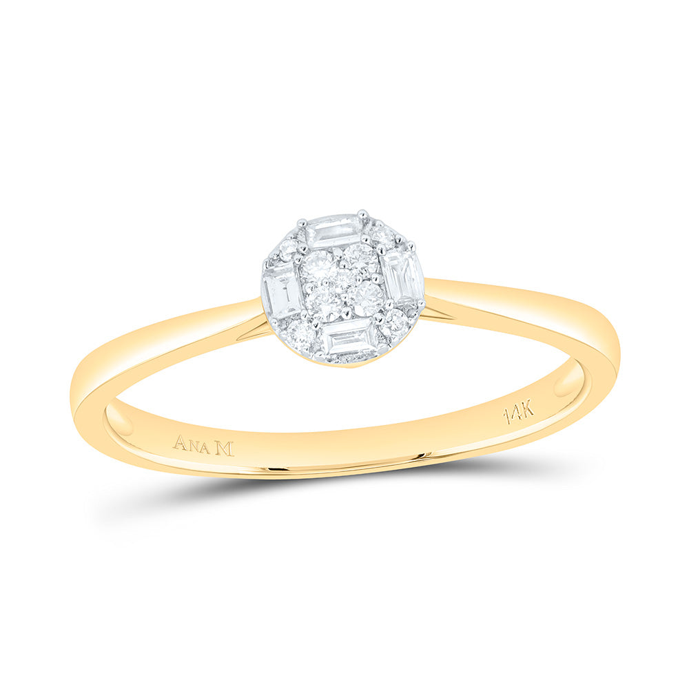 1/8CTW-NAT DIA ANA M FASHION ROUND RING Daisy Joyeria