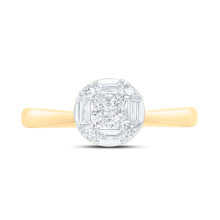 1/4CTW-NAT DIA ANA M FASHION ROUND RING Daisy Joyeria