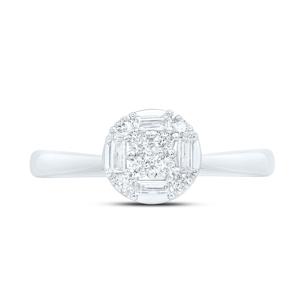 1/4CTW-NAT DIA ANA M FASHION ROUND RING Daisy Joyeria