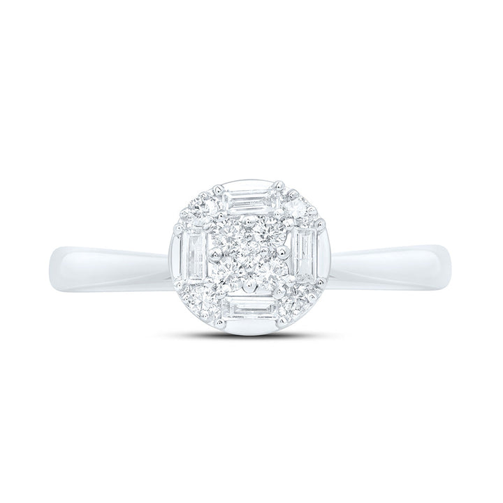 1/4CTW-NAT DIA ANA M FASHION ROUND RING Daisy Joyeria