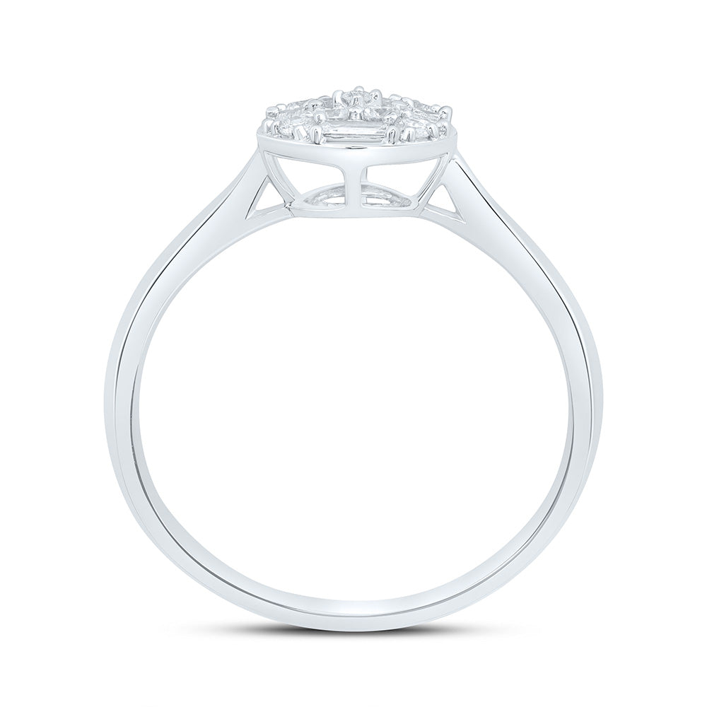 1/4CTW-NAT DIA ANA M FASHION ROUND RING Daisy Joyeria
