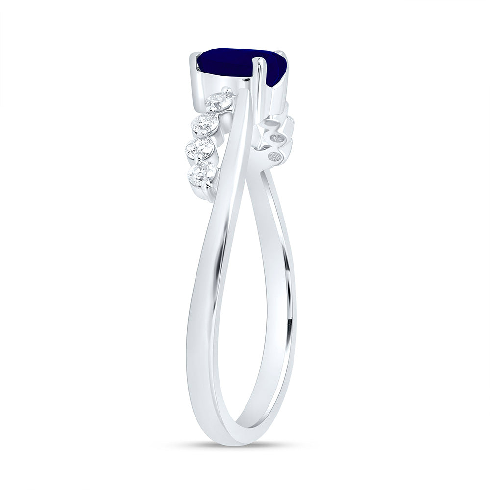 1/8CTW-NAT DIA ANA M 5MM-HT-BS NAT GEM HEART RING Daisy Joyeria