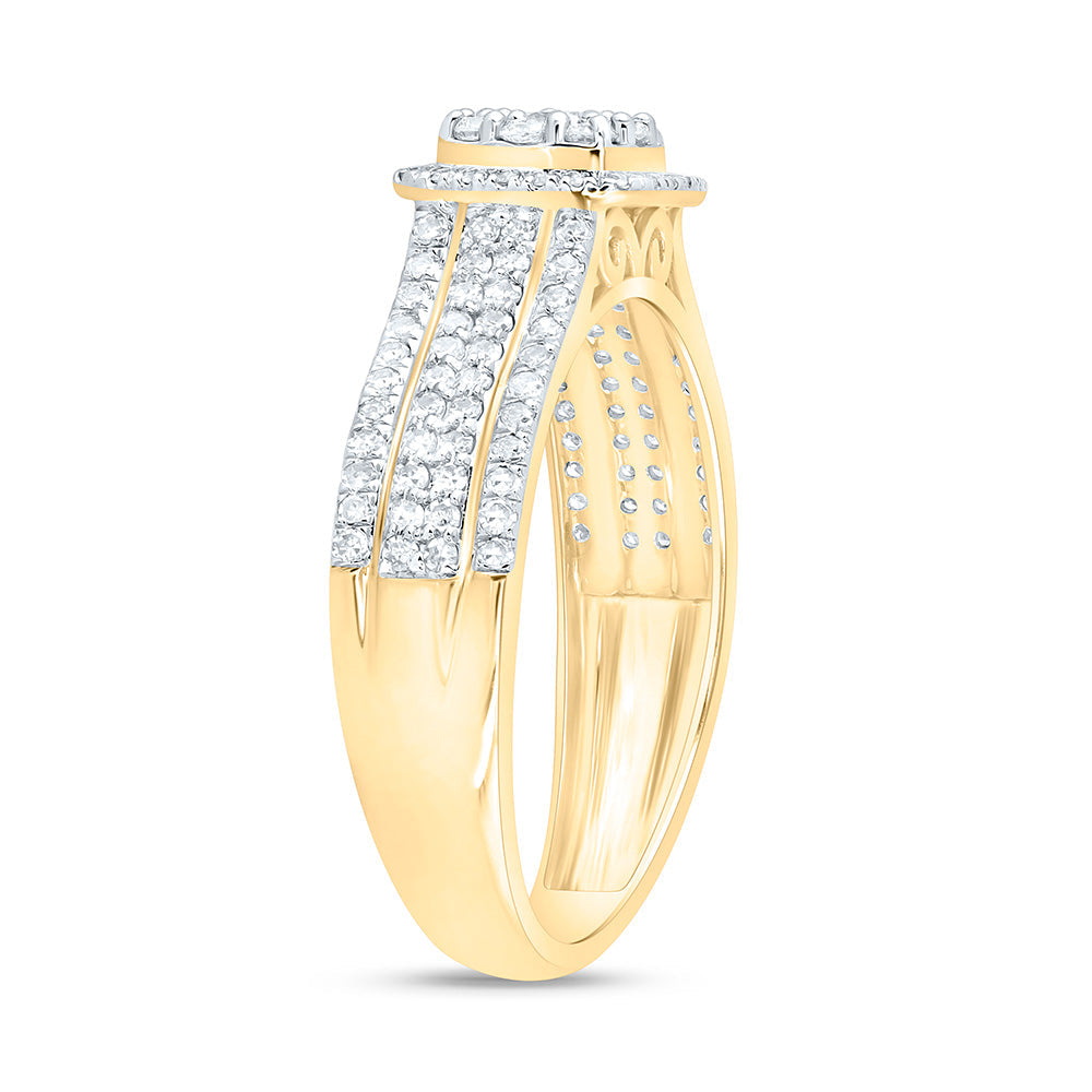 5/8CTW-NAT DIA NK FASHION RING Daisy Joyeria