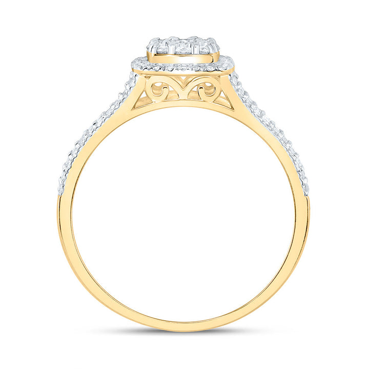5/8CTW-NAT DIA NK FASHION RING Daisy Joyeria