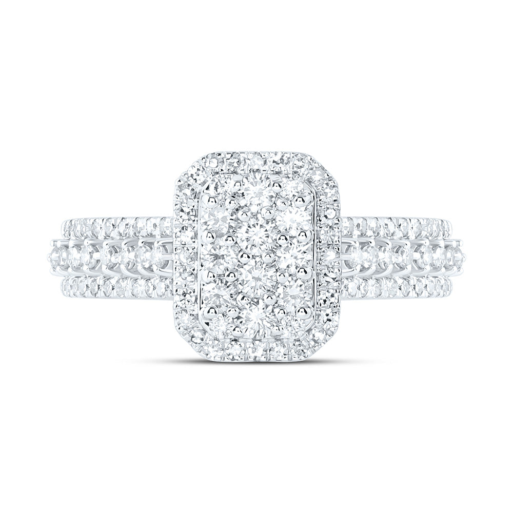 3/4CTW-NAT DIA NK FASHION RING Daisy Joyeria