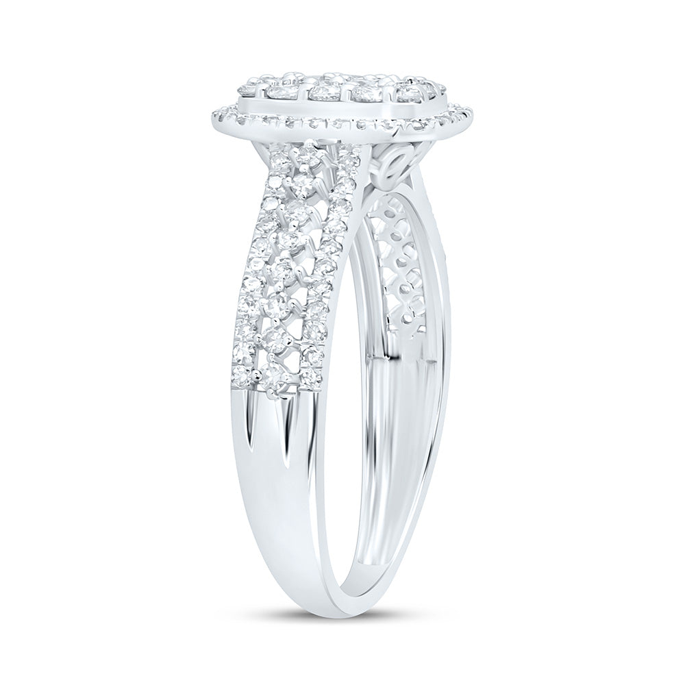 3/4CTW-NAT DIA NK FASHION RING Daisy Joyeria