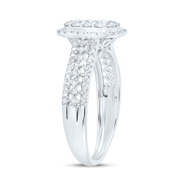 3/4CTW-NAT DIA NK FASHION RING Daisy Joyeria