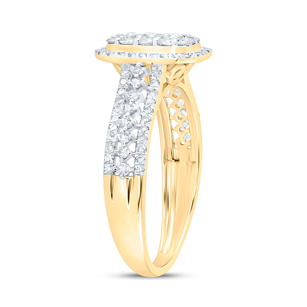 3/4CTW-NAT DIA NK FASHION RING Daisy Joyeria