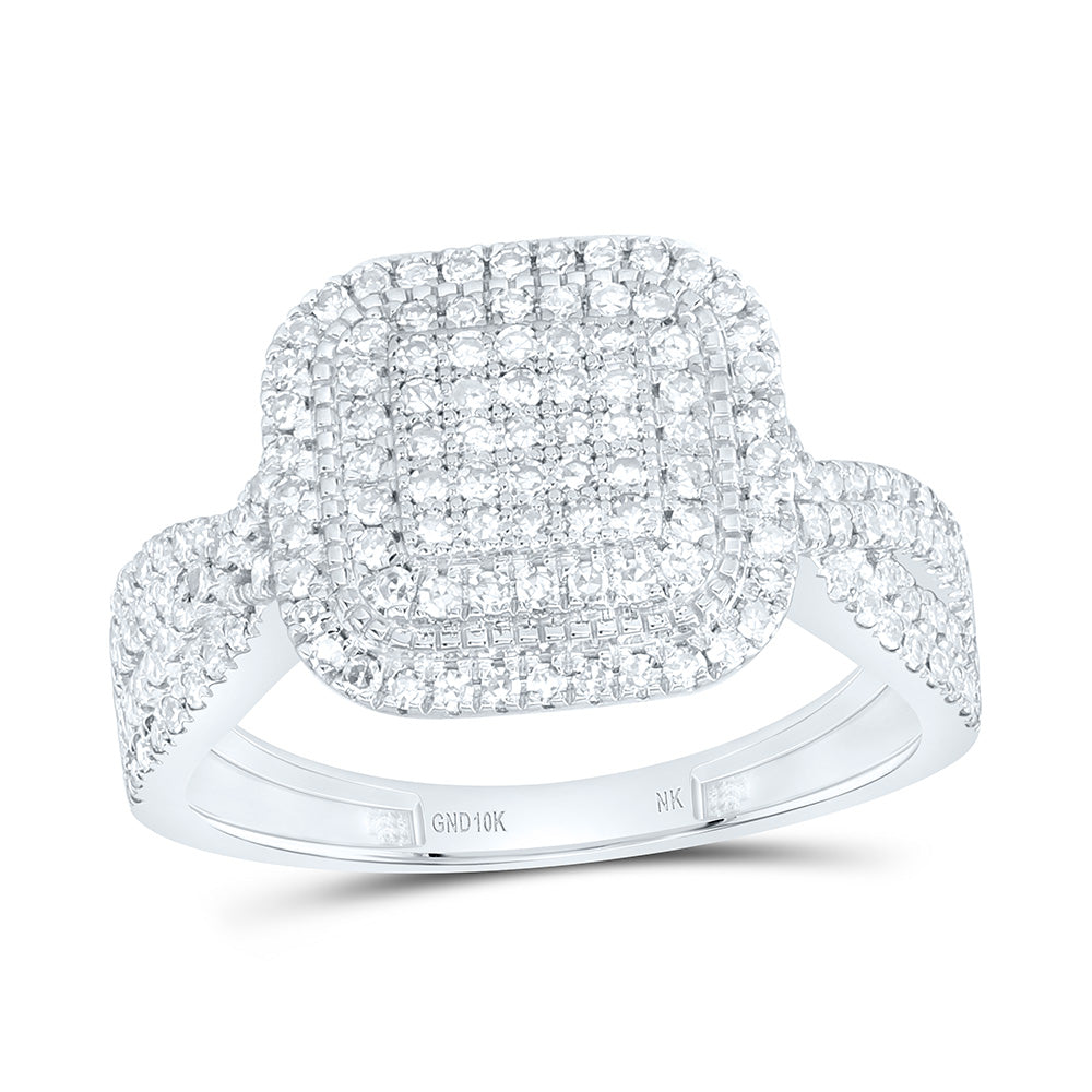 5/8CTW-NAT DIA NK FASHION CUSHION RING Daisy Joyeria