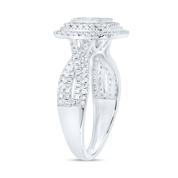 5/8CTW-NAT DIA NK FASHION CUSHION RING Daisy Joyeria