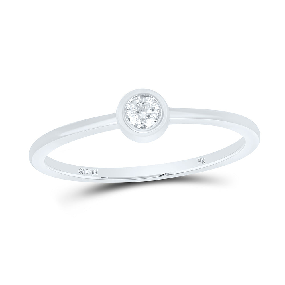 1/12CTW-NAT DIA NK GIFT ROUND RING Daisy Joyeria