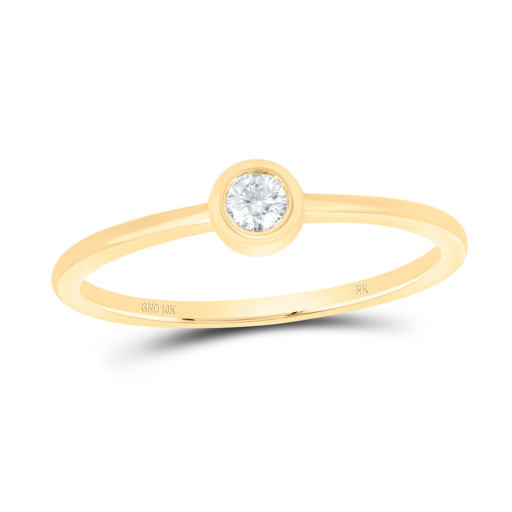 1/12CTW-NAT DIA NK GIFT ROUND RING Daisy Joyeria
