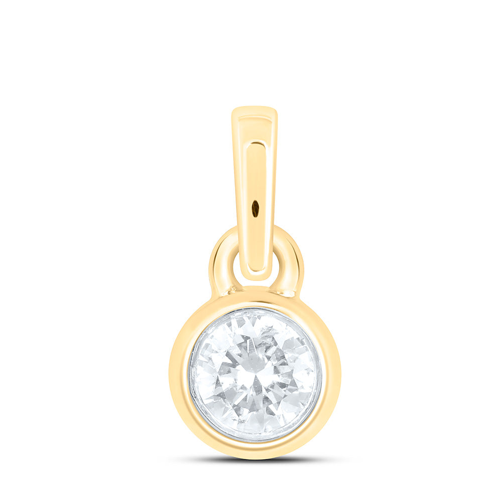 1/12CTW-NAT DIA NK GIFT ROUND PENDANT Daisy Joyeria