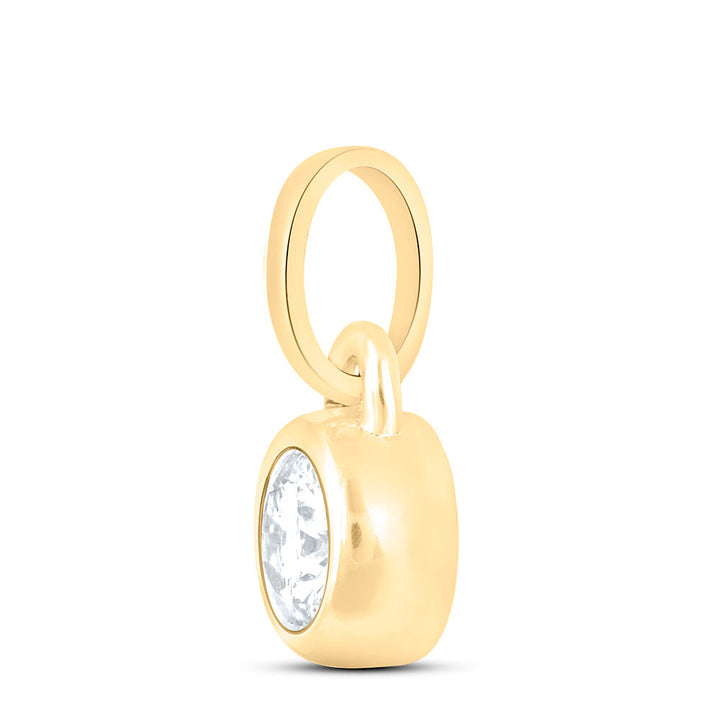 1/12CTW-NAT DIA NK GIFT ROUND PENDANT Daisy Joyeria