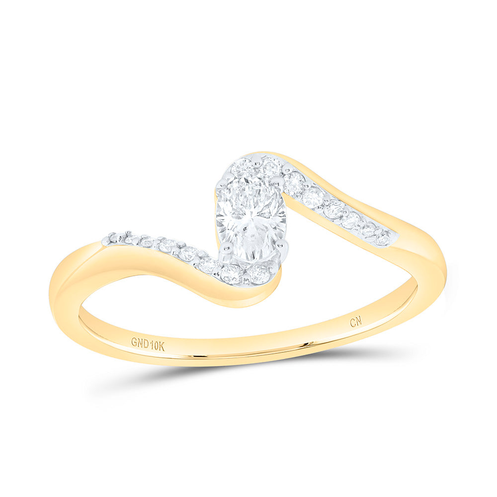 1/3CTW-NAT DIA CN 1/4CT-COV FASHION OVAL PROMISE RING Daisy Joyeria