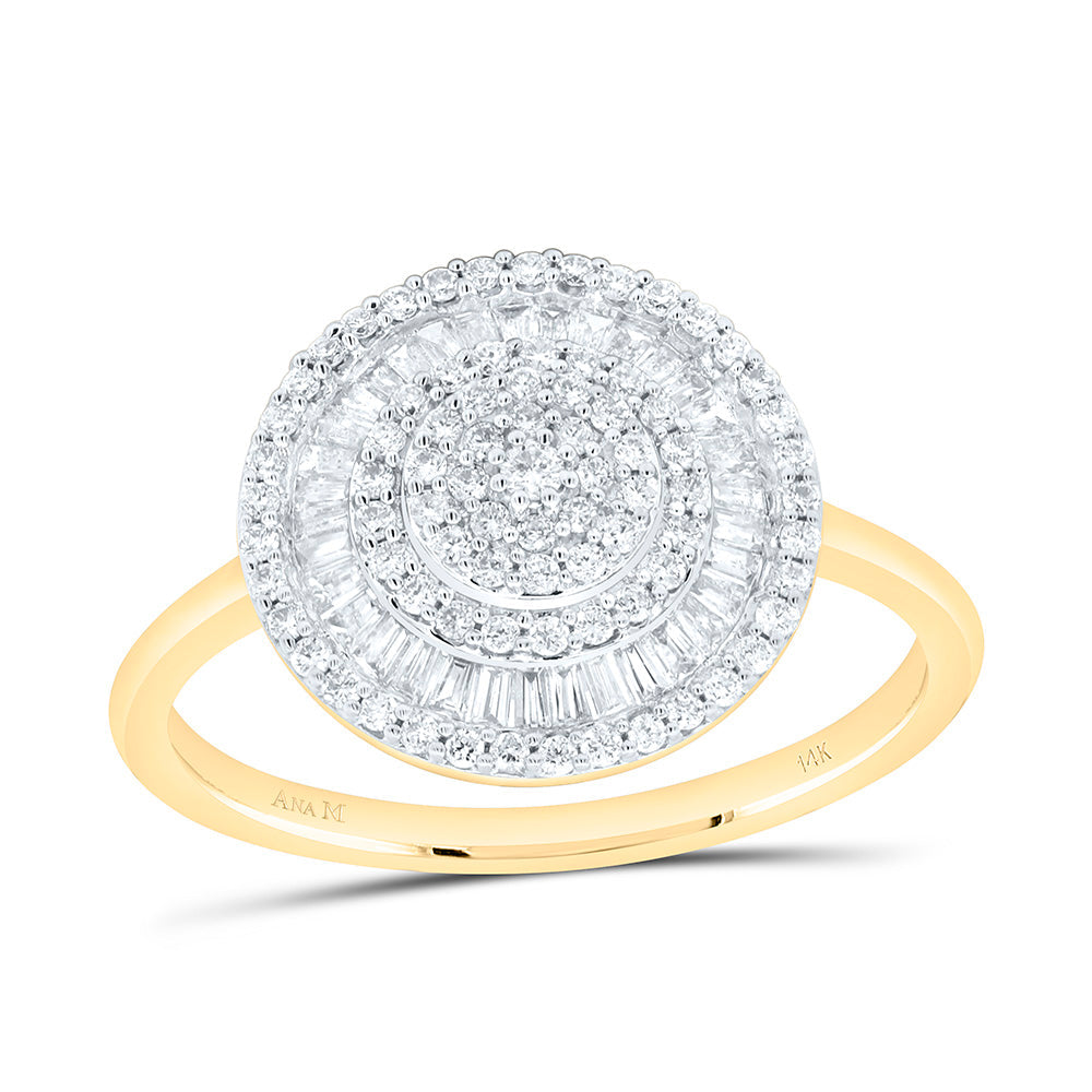 5/8CTW-NAT DIA ANA M FASHION ROUND RING Daisy Joyeria
