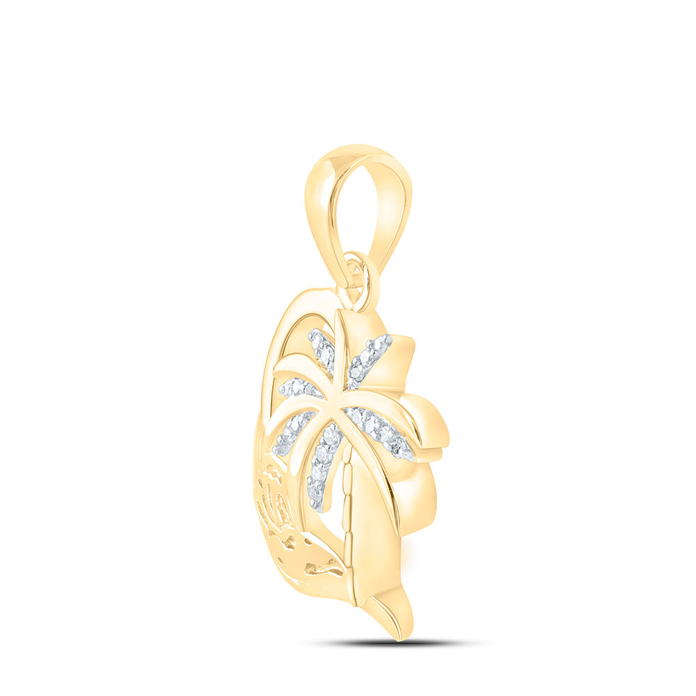 1/20CTW-NAT DIA NK GIFT TREE HEART PENDANT Daisy Joyeria
