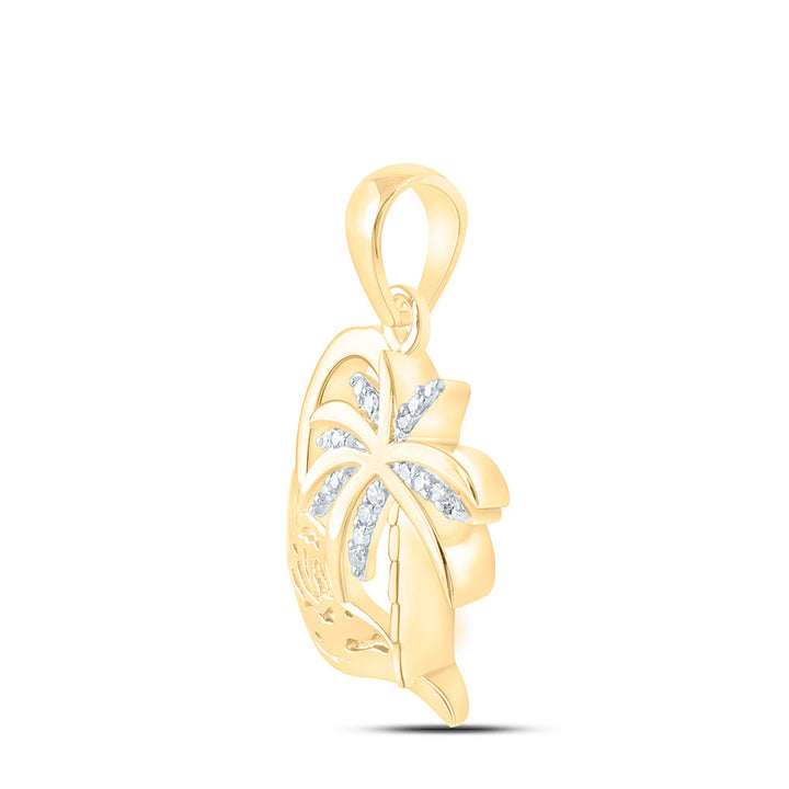 1/20CTW-NAT DIA NK GIFT TREE HEART PENDANT Daisy Joyeria