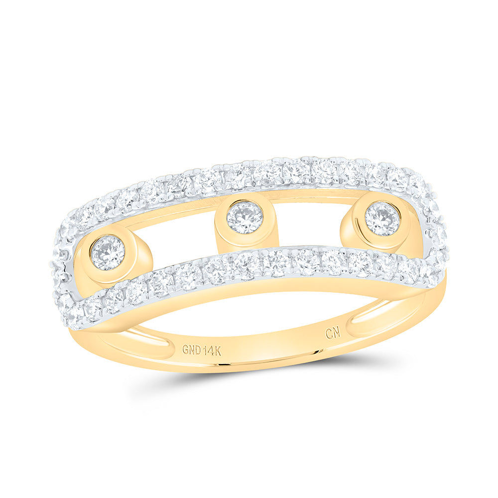 1/2CTW-NAT DIA CN FASHION RING Daisy Joyeria