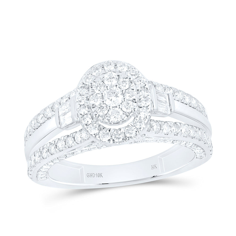 1 1/3CTW-NAT DIA NK FASHION OVAL RING Daisy Joyeria