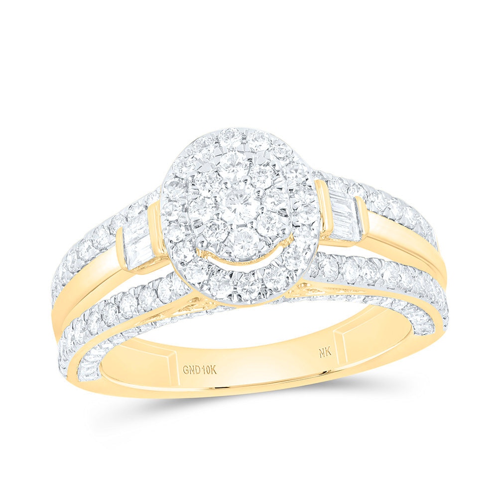 1 1/3CTW-NAT DIA NK FASHION OVAL RING Daisy Joyeria
