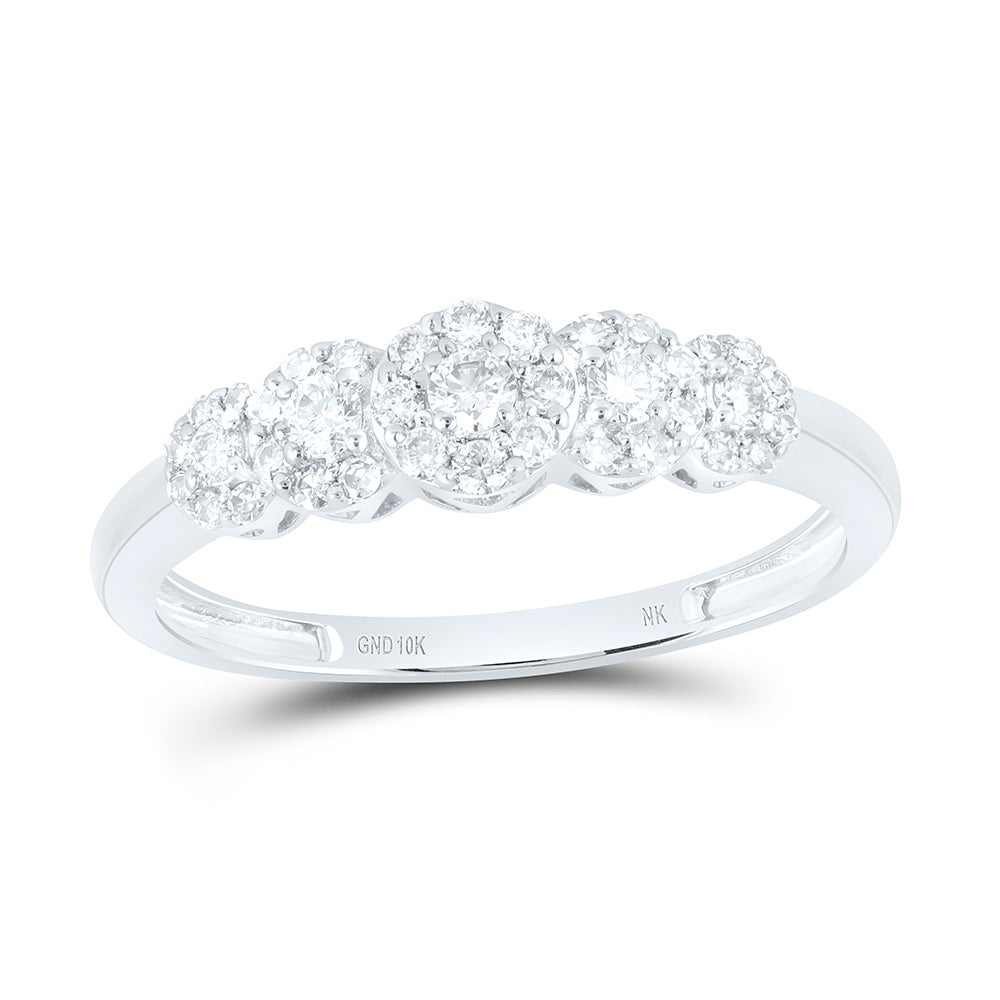 1/3CTW-NAT DIA NK FASHION RING Daisy Joyeria