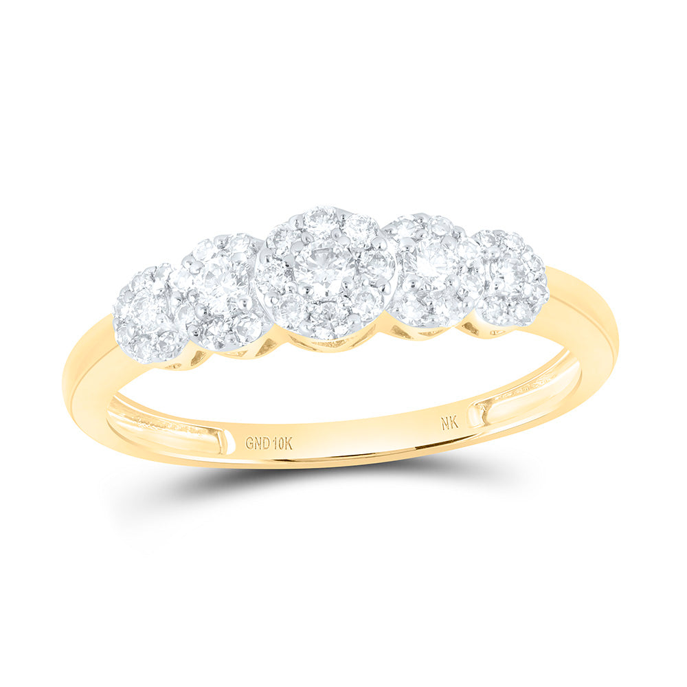 1/3CTW-NAT DIA NK FASHION RING Daisy Joyeria