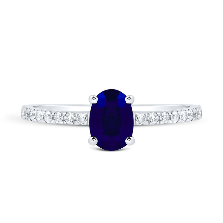 1/5CTW-NAT DIA CN  7X5MM OV-BS NAT GEM OVAL RING Daisy Joyeria