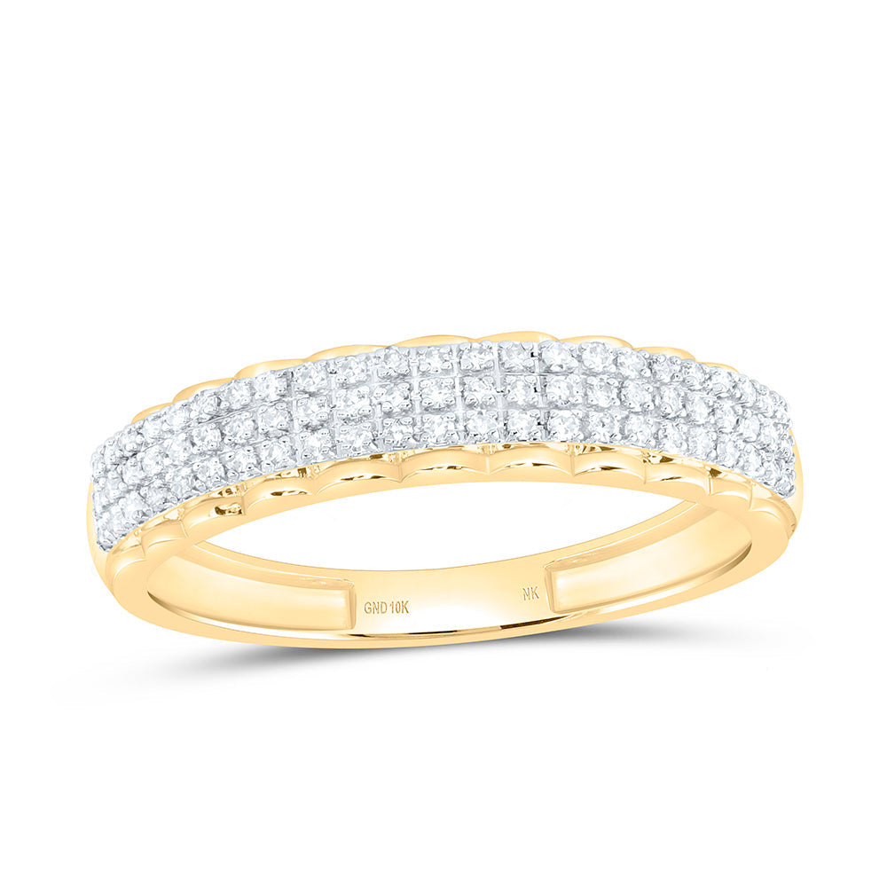 5/8CTW-NAT DIA NK FASHION ROUND TRIO SET Daisy Joyeria