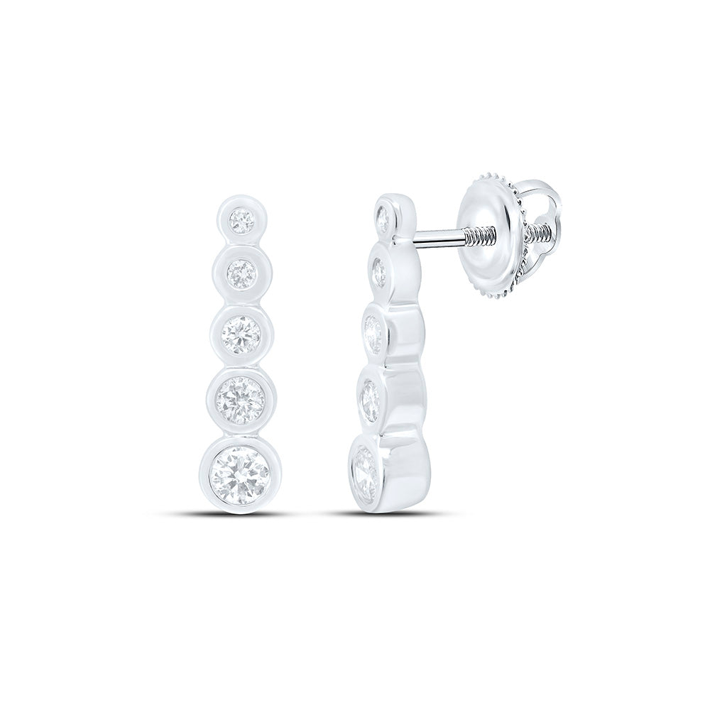 1/5CTW-NAT DIA CN FASHION EARRING Daisy Joyeria