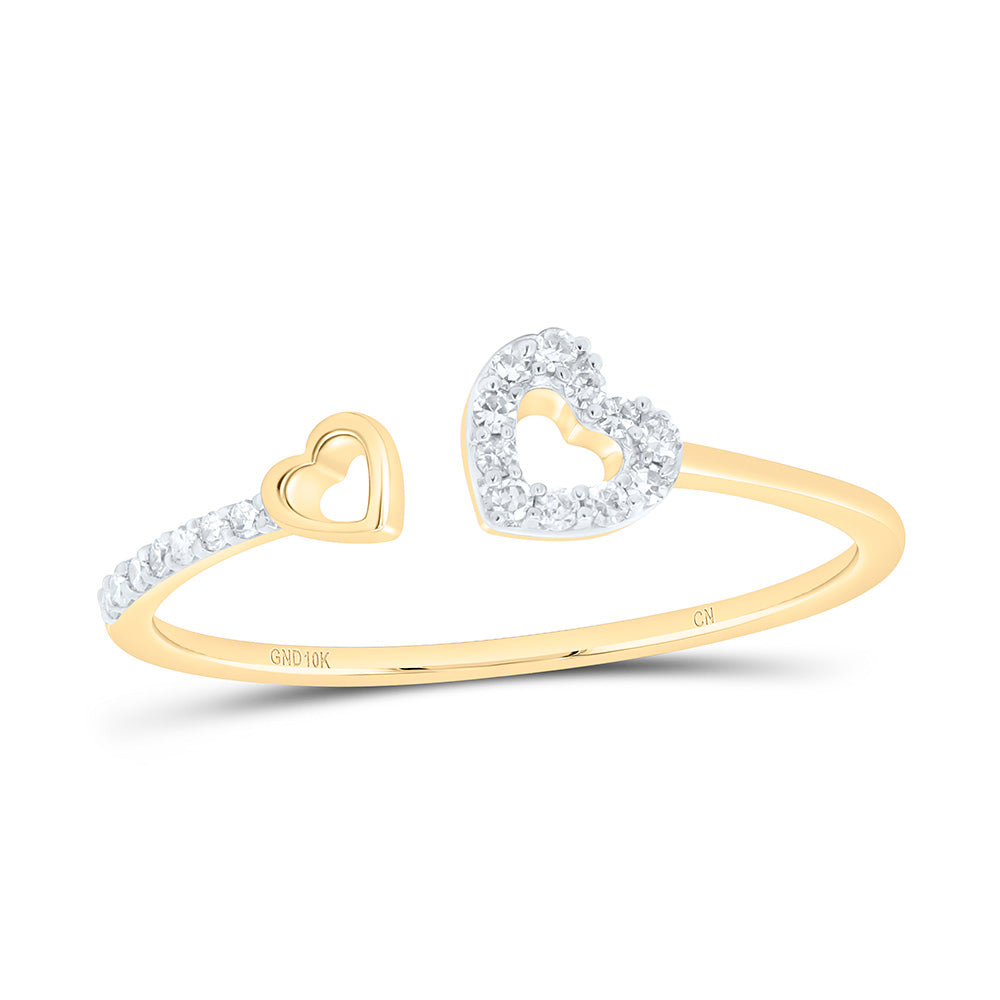 1/12CTW-NAT DIA CN GIFT HEART RING Daisy Joyeria