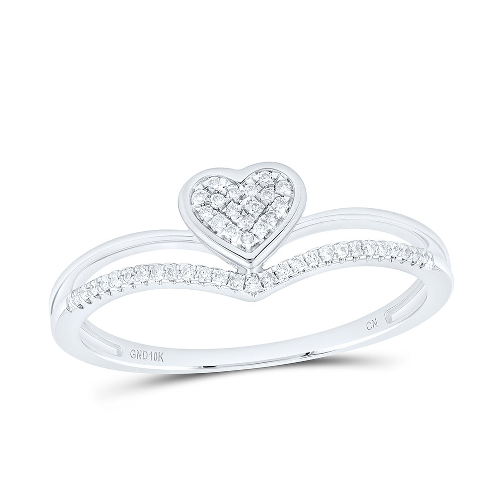 1/12CTW-NAT DIA CN GIFT HEART RING Daisy Joyeria