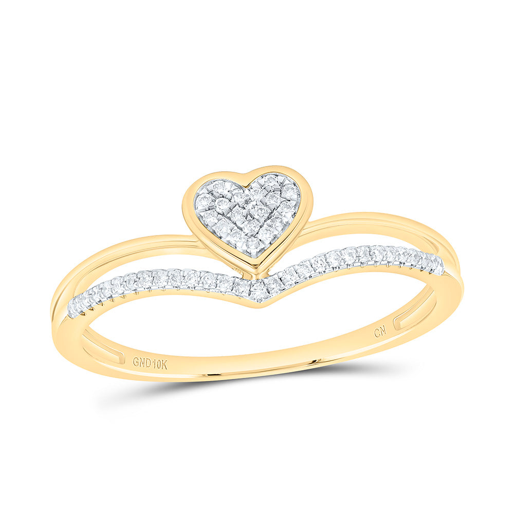 1/12CTW-NAT DIA CN GIFT HEART RING Daisy Joyeria