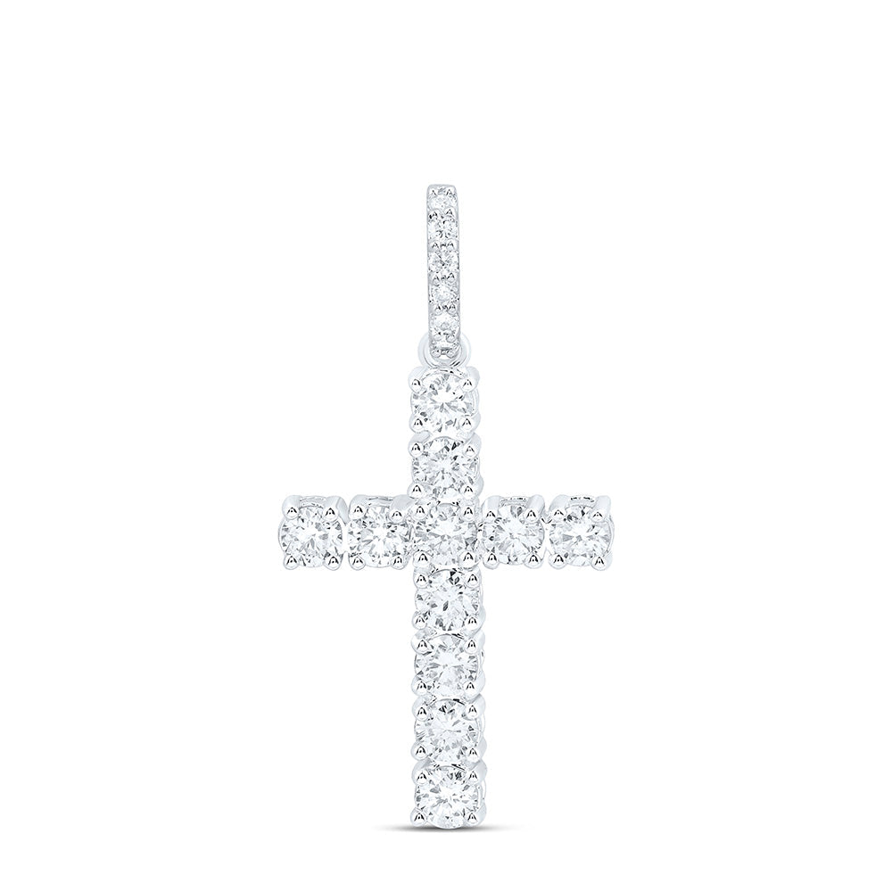 1/2CTW-NAT DIA ANA M FASHION CROSS PENDANT Daisy Joyeria
