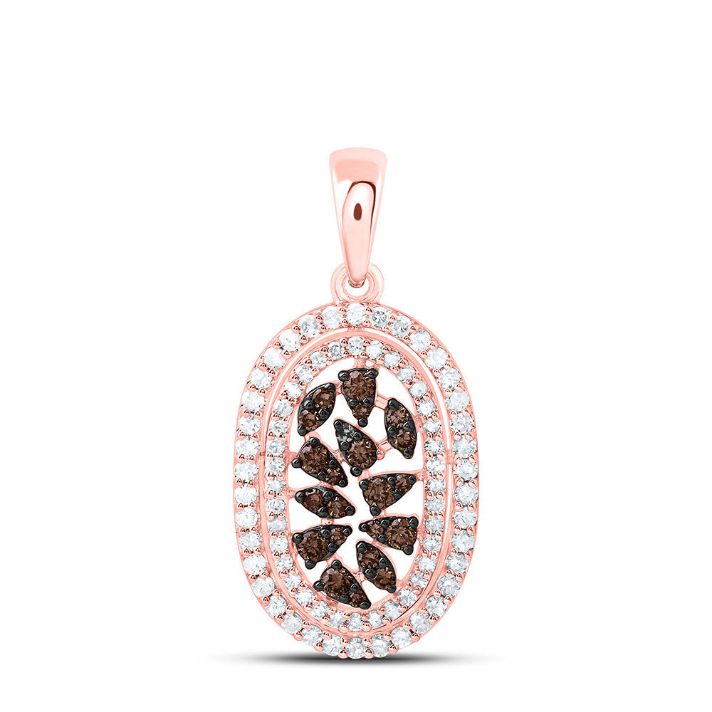3/8CTW-NAT DIA P1 GIFT COGNAC NATURAL PENDANT Daisy Joyeria