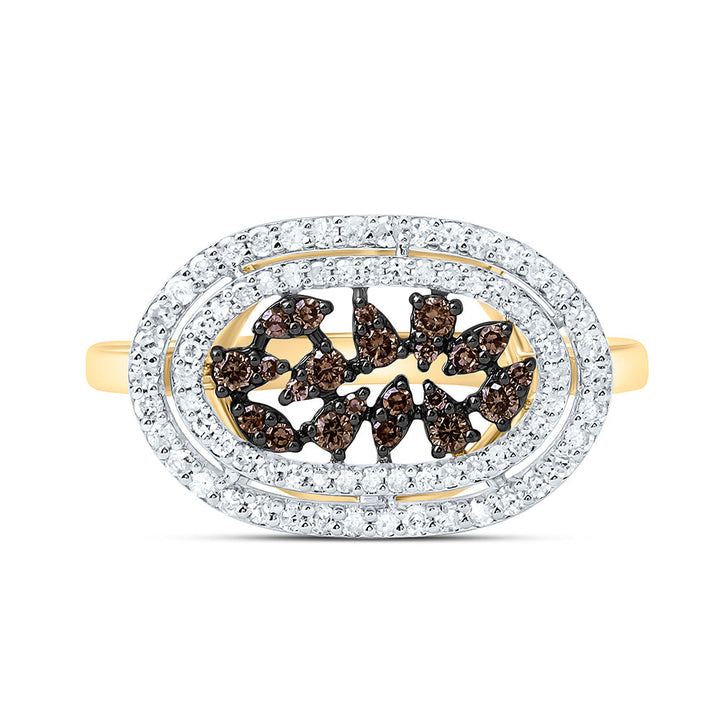 3/8CTW-NAT DIA P1 GIFT COGNAC NATURAL RING Daisy Joyeria