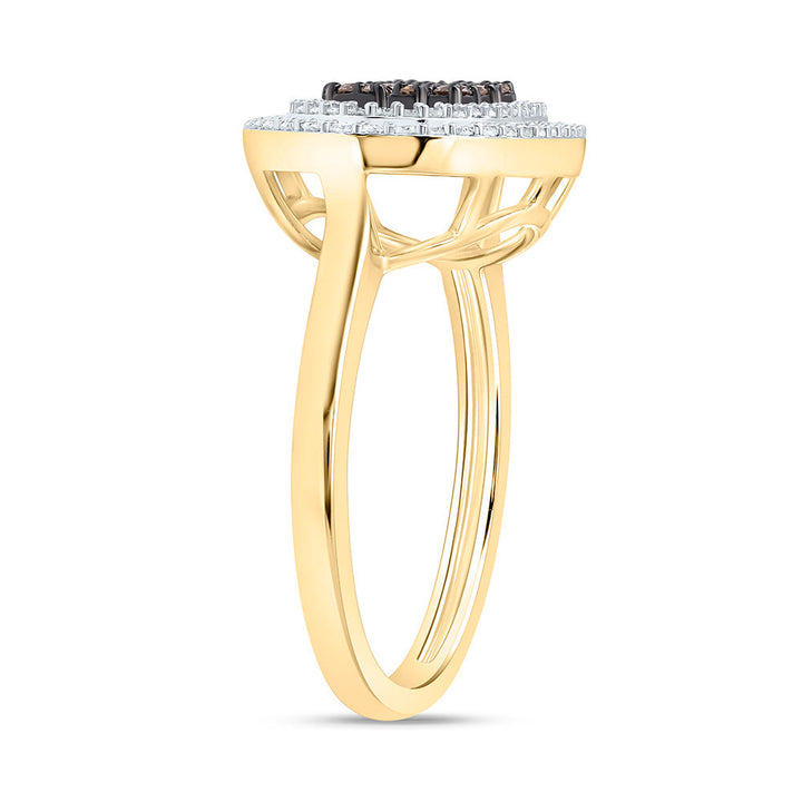 3/8CTW-NAT DIA P1 GIFT COGNAC NATURAL RING Daisy Joyeria