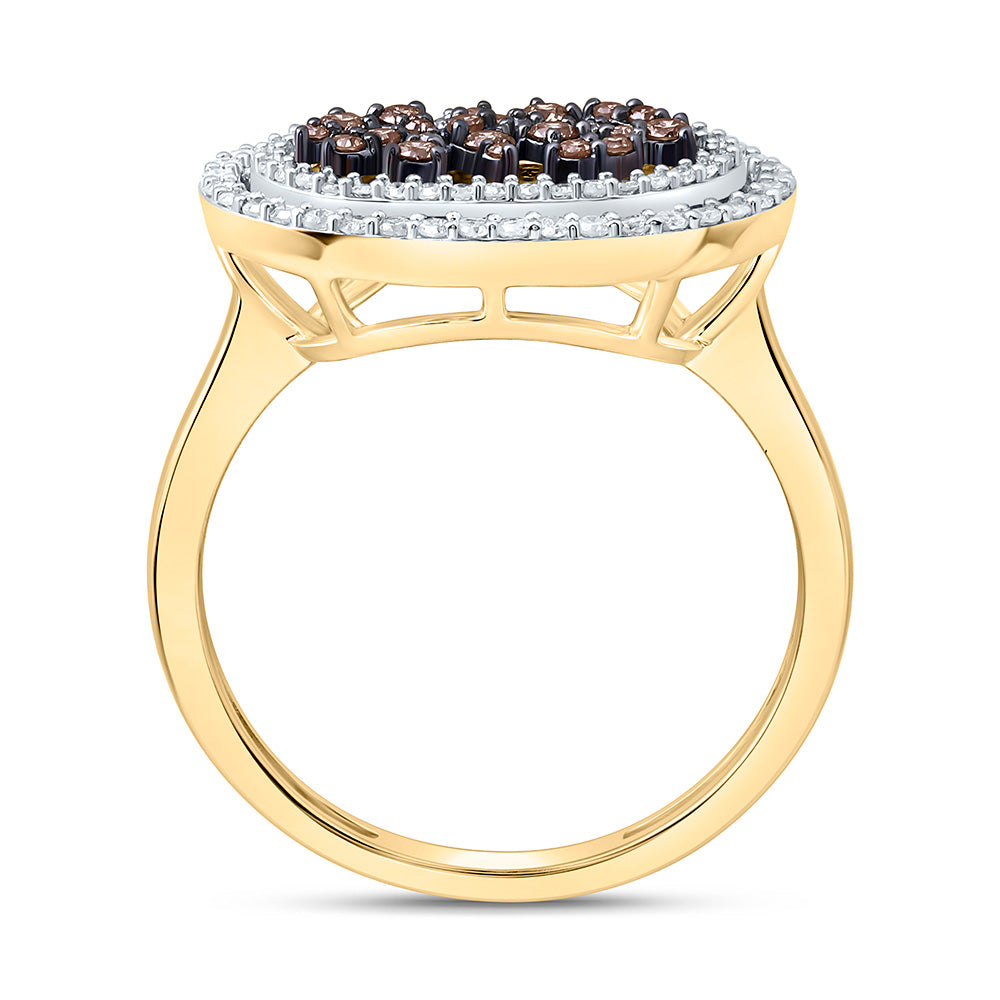 3/8CTW-NAT DIA P1 GIFT COGNAC NATURAL RING Daisy Joyeria