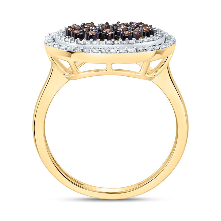 3/8CTW-NAT DIA P1 GIFT COGNAC NATURAL RING Daisy Joyeria