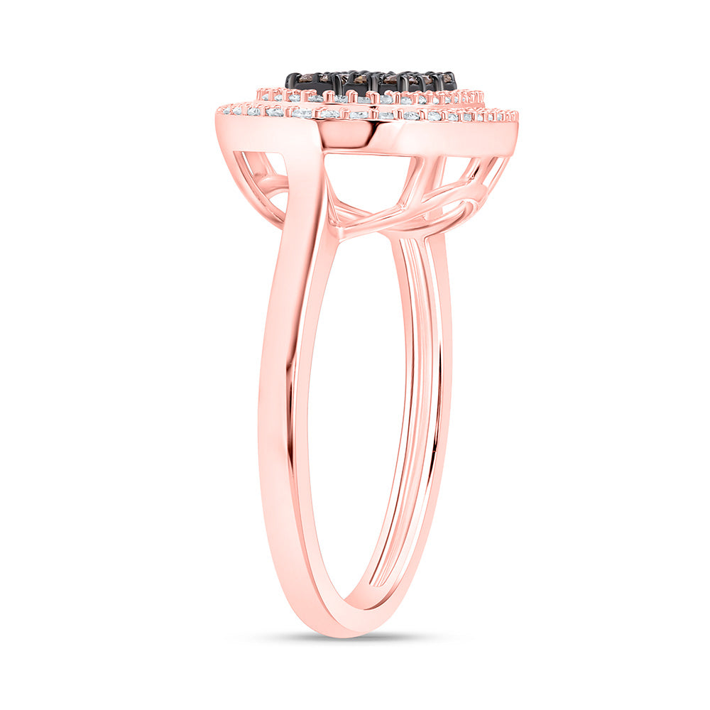 3/8CTW-NAT DIA P1 GIFT COGNAC NATURAL RING Daisy Joyeria