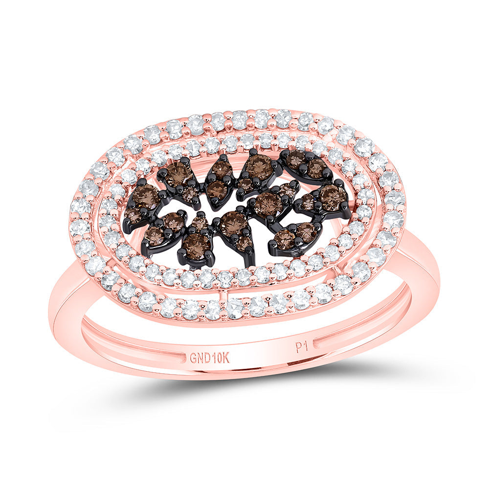 3/8CTW-NAT DIA P1 GIFT COGNAC NATURAL RING Daisy Joyeria