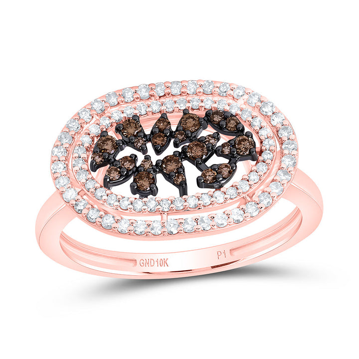 3/8CTW-NAT DIA P1 GIFT COGNAC NATURAL RING Daisy Joyeria