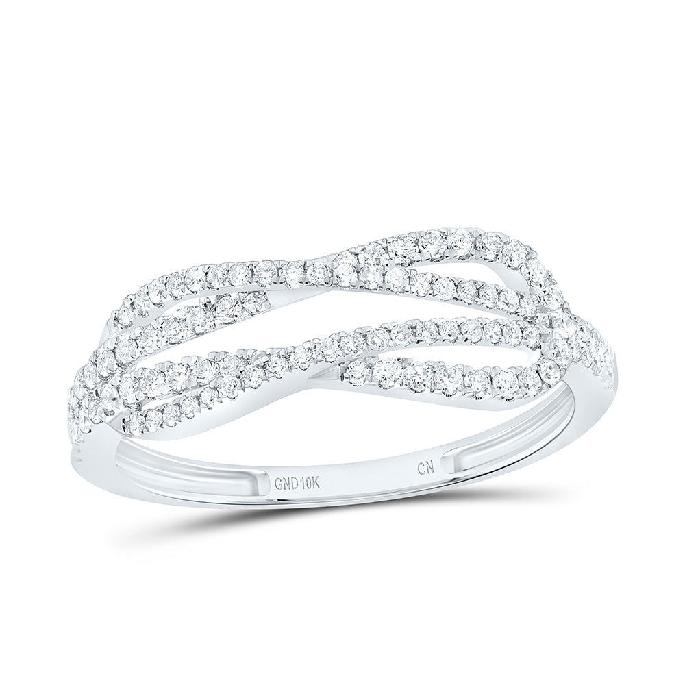 1/3CTW-NAT DIA CN FASHION HERACLE KNOT RING Daisy Joyeria